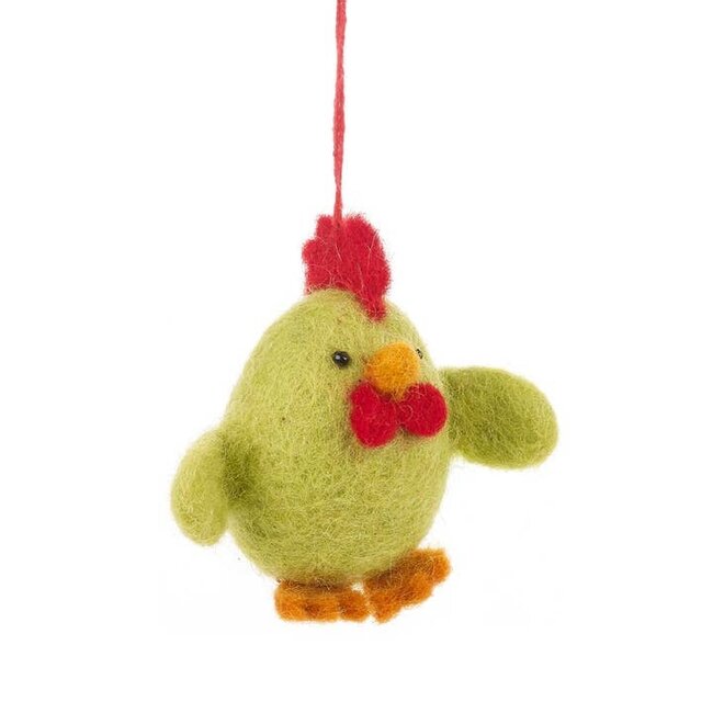 Felt Chattering Chicks Hanging Decorations