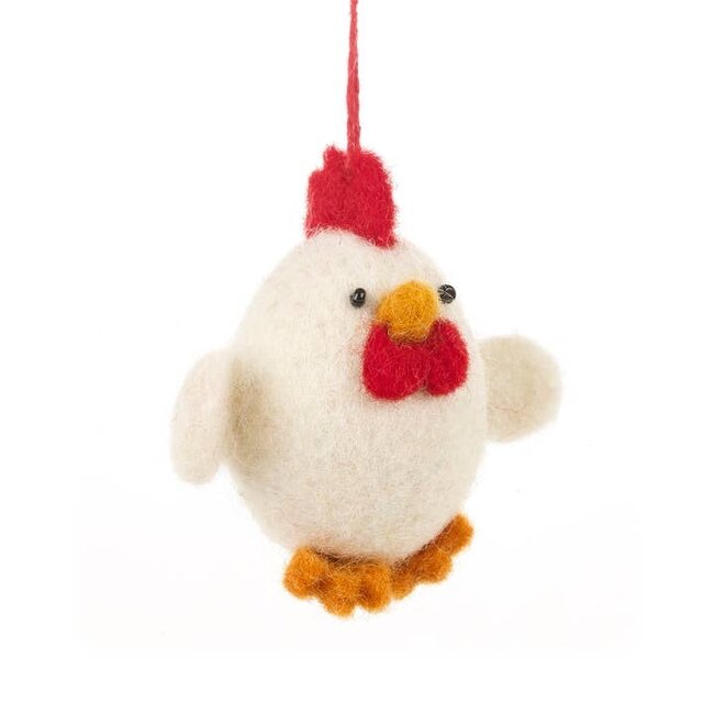 Felt Chattering Chicks Hanging Decorations