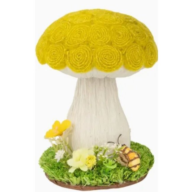 Green Mushroom Table Piece