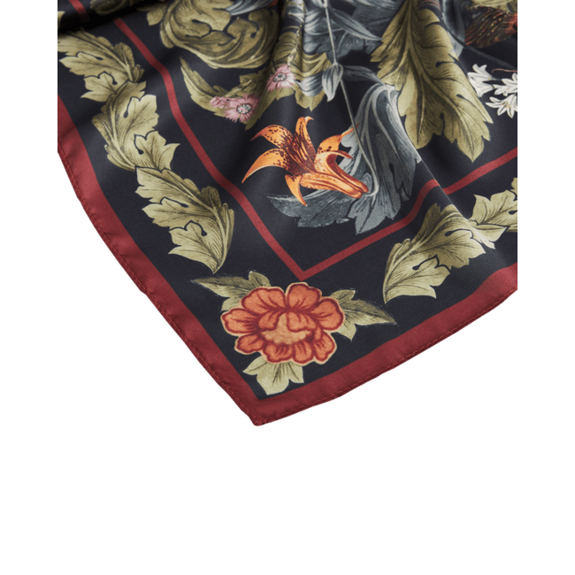 Fable England Winter Solstice Tales Green Square Scarf