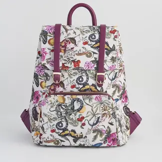 Fable England Engravings Small Plum Backpack