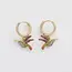 Fable England Hummingbird Huggie Earrings