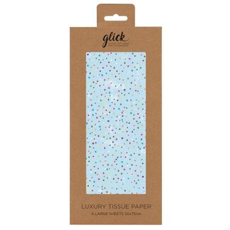 Tissue Stars Blue