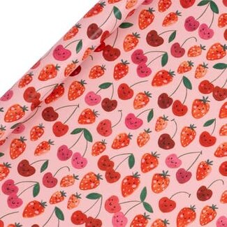 Roll Wrap 4m Cherry Strawberries