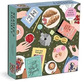 Galison/mudpuppy Reader's Society 1000 Piece Puzzle