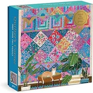 Galison/mudpuppy Quilter's Corner 1000 Piece Foil Puzzle