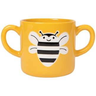 Bumblebee Double-Handle Mug