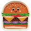 Danica Imports Burger Buddy Shaped Dish