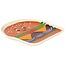 Danica Imports Burger Buddy Shaped Dish