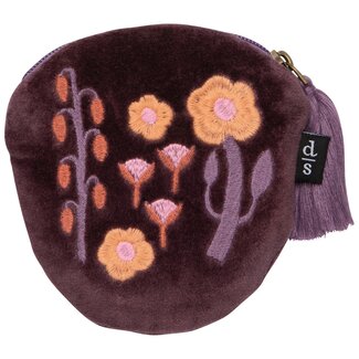 Danica Imports Petal Power Embroidered Coin Purse