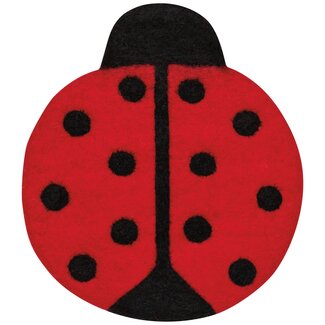 Ladybugs Felt Wool Trivet