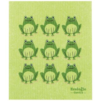 Ribbit Swedish Dishcloth