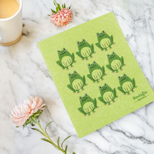 Danica Imports Ribbit Swedish Dishcloth