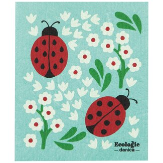 Danica Imports Ladybugs Swedish Dishcloth