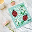 Ladybugs Swedish Dishcloth