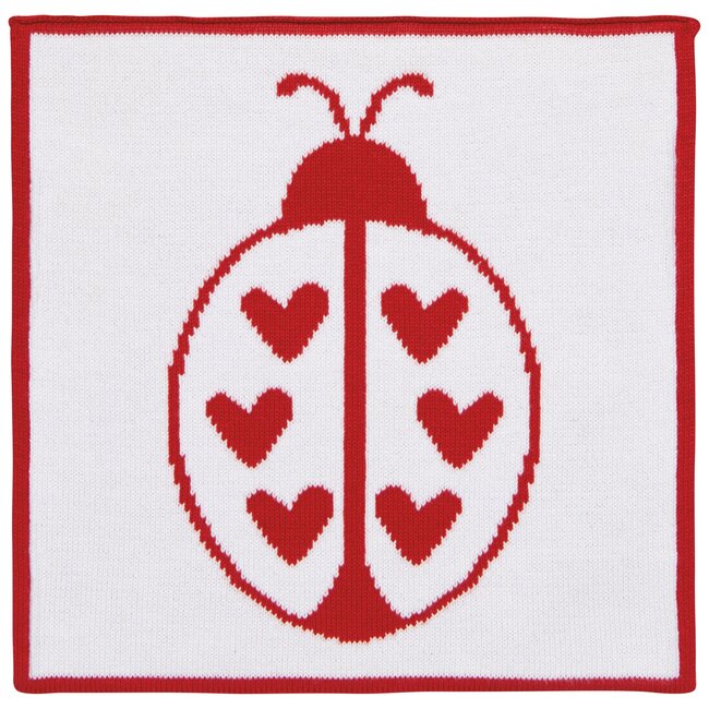 Ladybugs Knit Dishcloth Set of 3