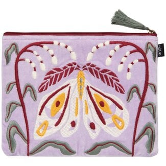 Danica Imports Nocturna Embroidered Flat Pouch