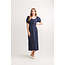 Papillon V-Neck Midi Dress With Pockets And Smocked Waist (More Colours)