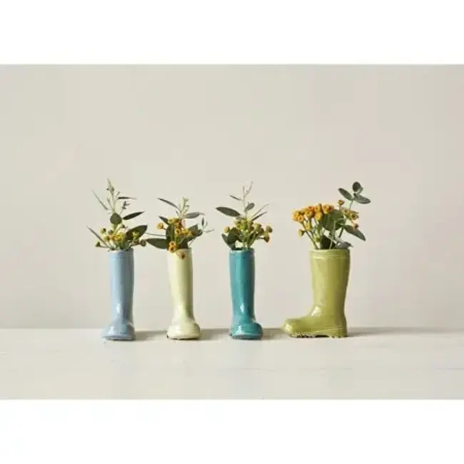 Stoneware Boot Vase (more colours)