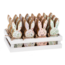 Patterned Bunny Block Figurines