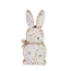 Patterned Bunny Block Figurines