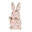Patterned Bunny Block Figurines