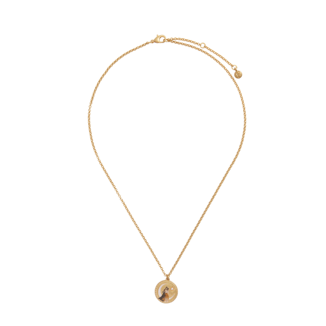 Fable England Wolf Spirit Guide Pendant Necklace