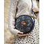 Fable England Chloe Circle Bag Embroidered Dormouse Navy