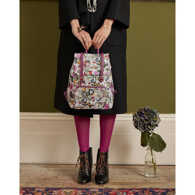 Fable England Engravings Small Plum Backpack