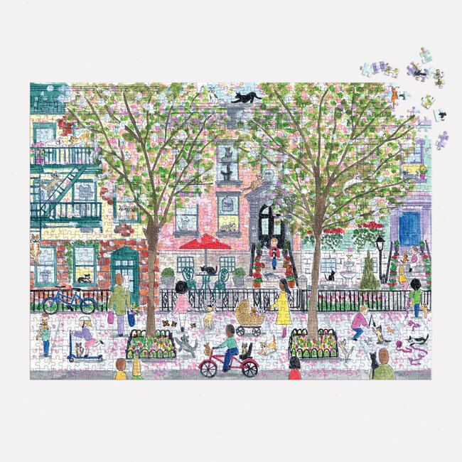 Galison/mudpuppy Cats In The City 1000 Piece Puzzle