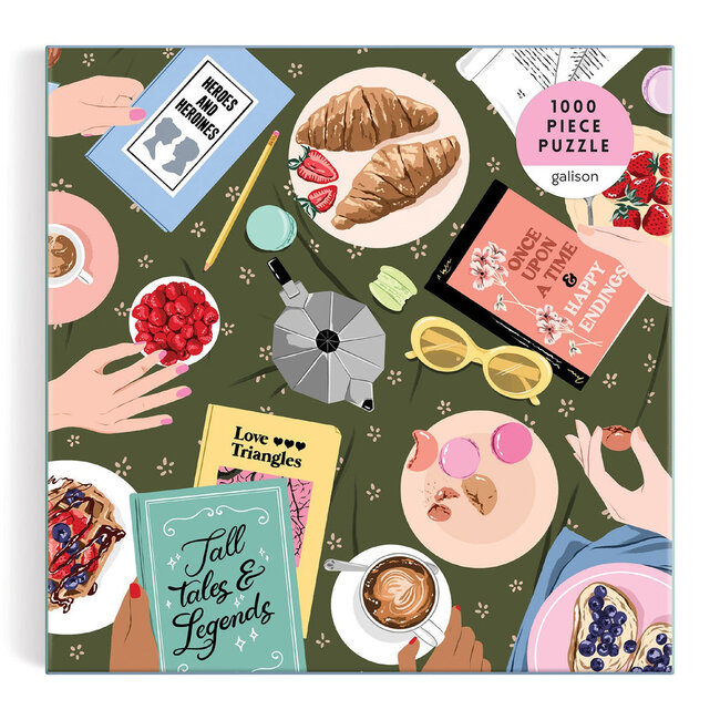 Galison/mudpuppy Reader's Society 1000 Piece Puzzle