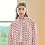 Rosie Posie Reversible Floral and Stripe Jacket in Pink
