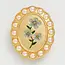 Fable England Forget Me Not Cameo Brooch