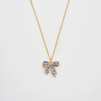 Fable England Bow Pendant Necklace