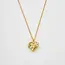 Fable England Gold Jasmine Heart Locket Necklace