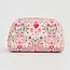 Fable England Floral Heart Pink Pouch
