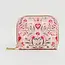 Fable England Floral Heart Pink Purse