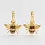 Fable England Bee Huggie Earrings