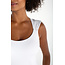 Liverpool Los Angeles Sleeveless Built In Bra Knit Top In Cream