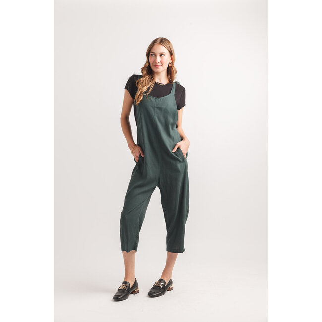 Papillon Jeni - Cotton Blend Jumpsuit in Green