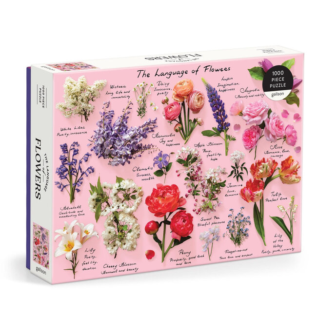 Galison/mudpuppy Language of Flowers 1000 Piece Puzzle