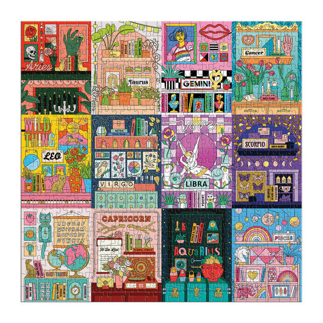 Galison/mudpuppy House of Astrology 500 Piece Foil Puzzle