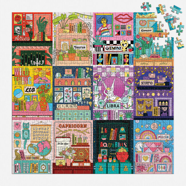 Galison/mudpuppy House of Astrology 500 Piece Foil Puzzle
