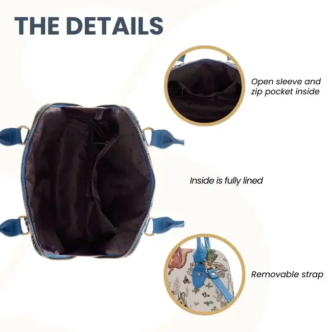 Peter Rabbit Convertible Top Handle Purse Handbag