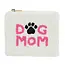 Coin Purse - Fully Beaded White Dog Mom