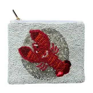 Coin Purse - Lobster Themed Fully Beaded