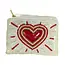 Coin Purse - Heart Design Beaded