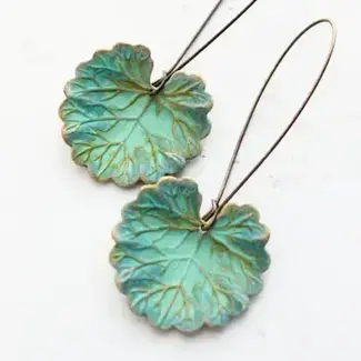 A Pocket of Posies Large Lily Pad Earrings