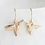 A Pocket of Posies Hummingbird Earrings - bright gold