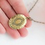 A Pocket of Posies Cameo Picture Locket Necklace - Cocoa Brown Rose